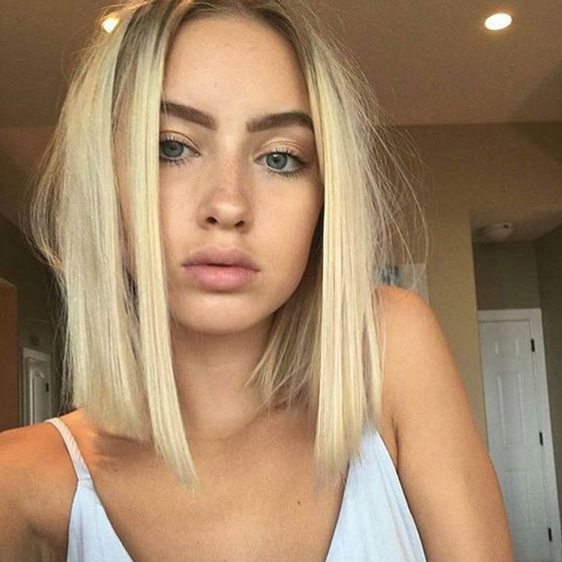 Perruque blonde courte pour femmes – Image 6