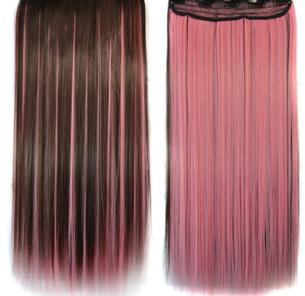 Extensions cheveux à clips. Film de blanchiment et de teinture des cheveux – Image 6