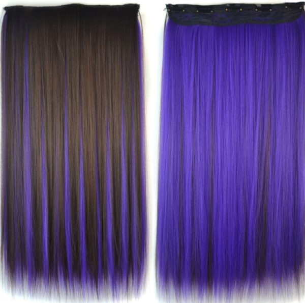 Extensions cheveux à clips. Film de blanchiment et de teinture des cheveux – Image 3