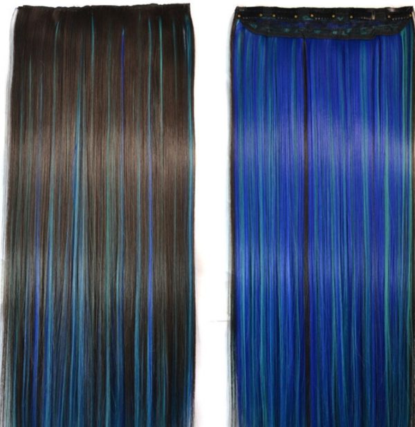 Extensions cheveux à clips. Film de blanchiment et de teinture des cheveux – Image 4