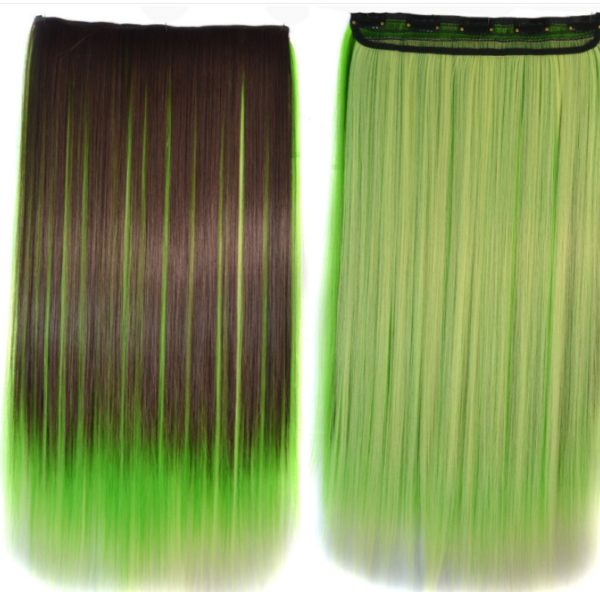 Extensions cheveux à clips. Film de blanchiment et de teinture des cheveux – Image 5