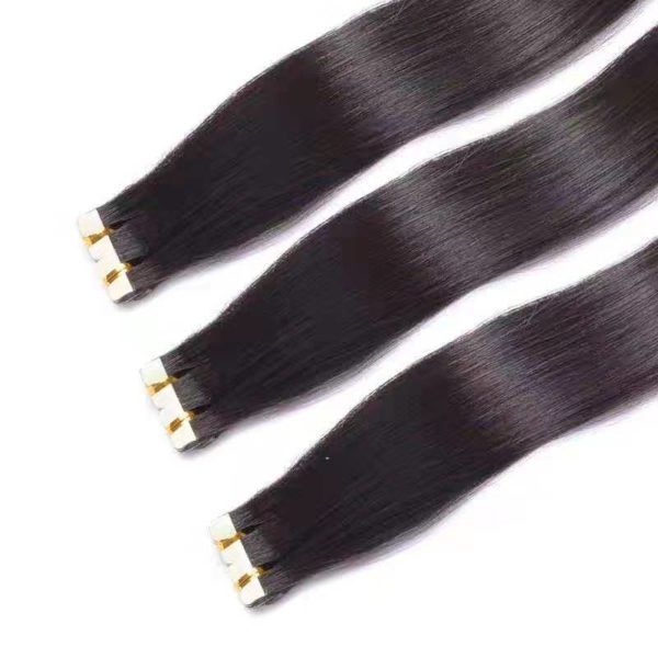 Extensions cheveux bandes adhésives. Les vrais cheveux naturels