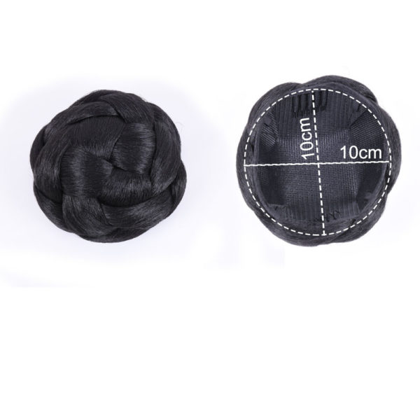 Frange de cheveux noirs à clips. Perruque pour femmes – Image 5