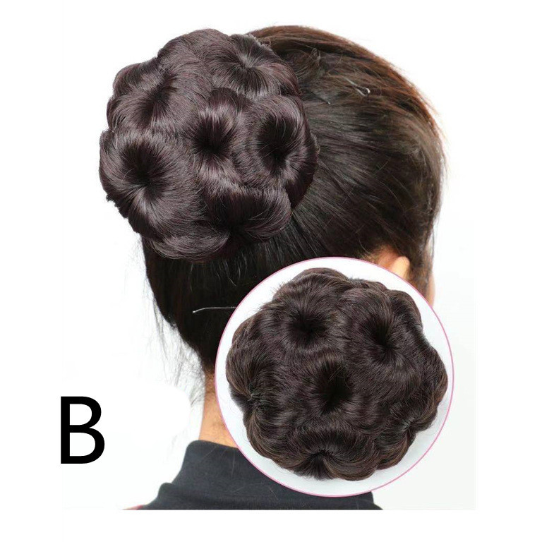 Chignon cheveux, anneau de perruque. Accessoires pour la coiffure – Image 3