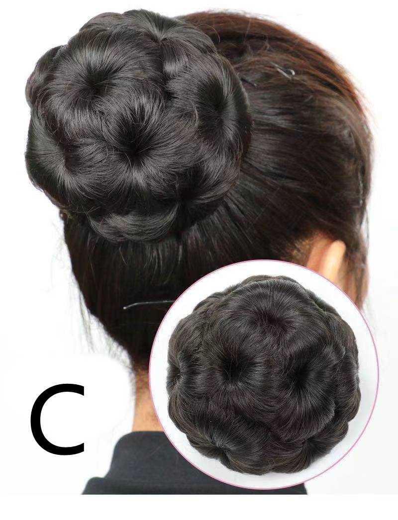 Chignon cheveux, anneau de perruque. Accessoires pour la coiffure – Image 4