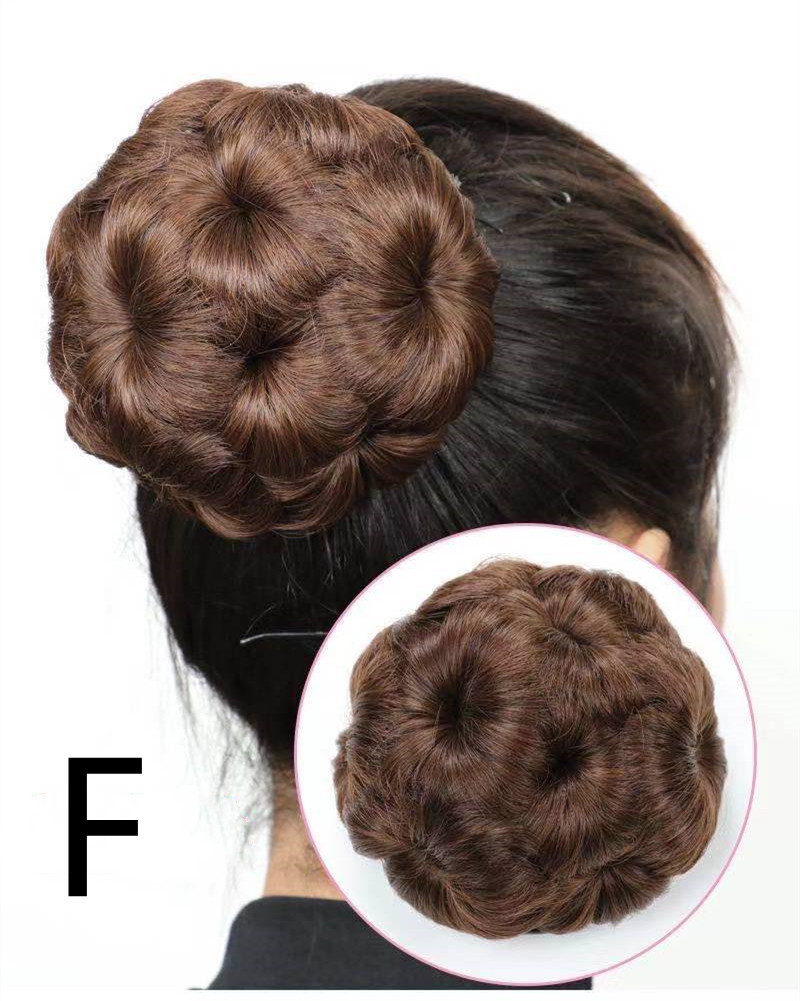 Chignon cheveux, anneau de perruque. Accessoires pour la coiffure – Image 7