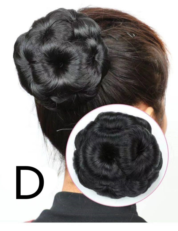 Chignon cheveux, anneau de perruque. Accessoires pour la coiffure – Image 5