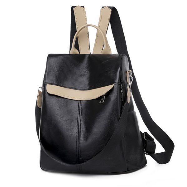 Sac à dos en cuir grande capacité pour femmes