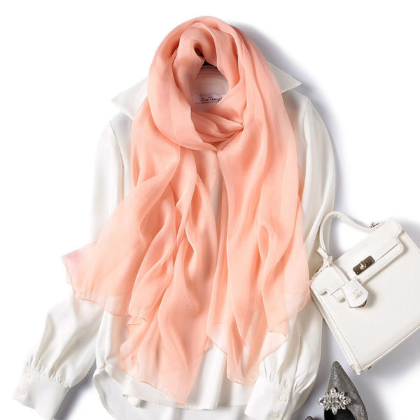 Foulard fin en soie pour femmes – Image 20