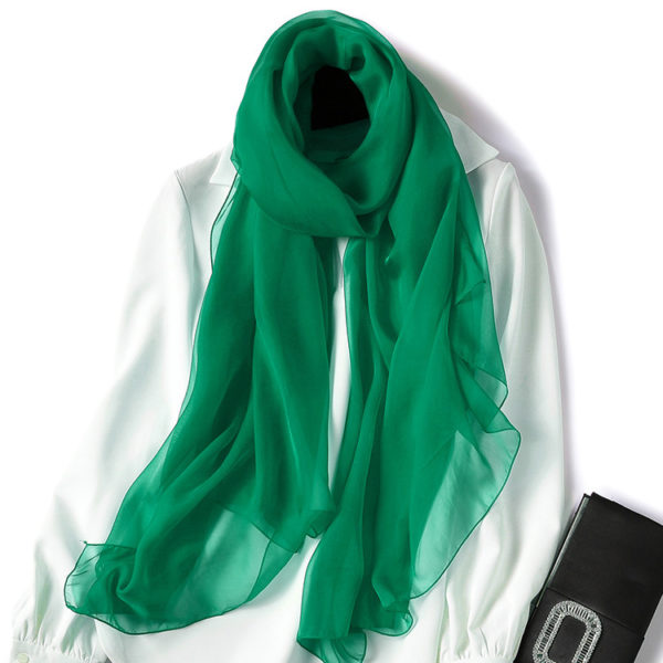 Foulard fin en soie pour femmes – Image 12