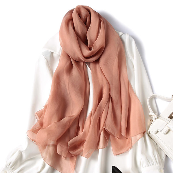 Foulard fin en soie pour femmes – Image 15