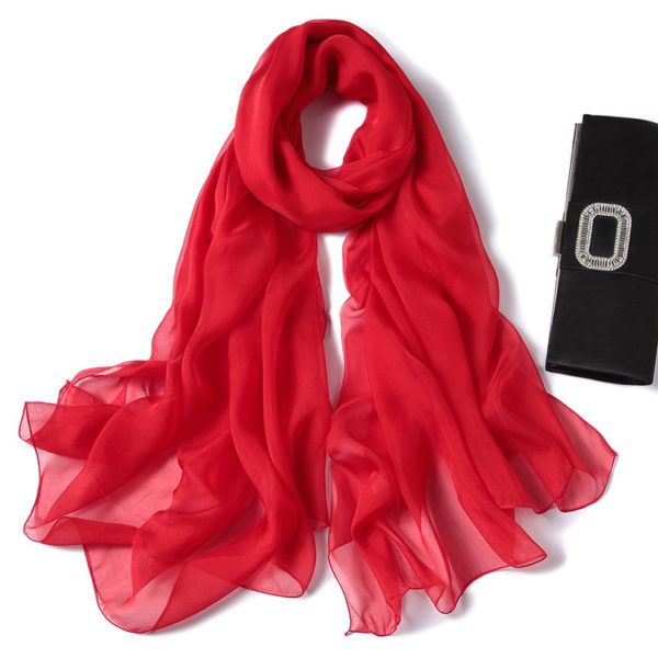 Foulard fin en soie pour femmes – Image 14