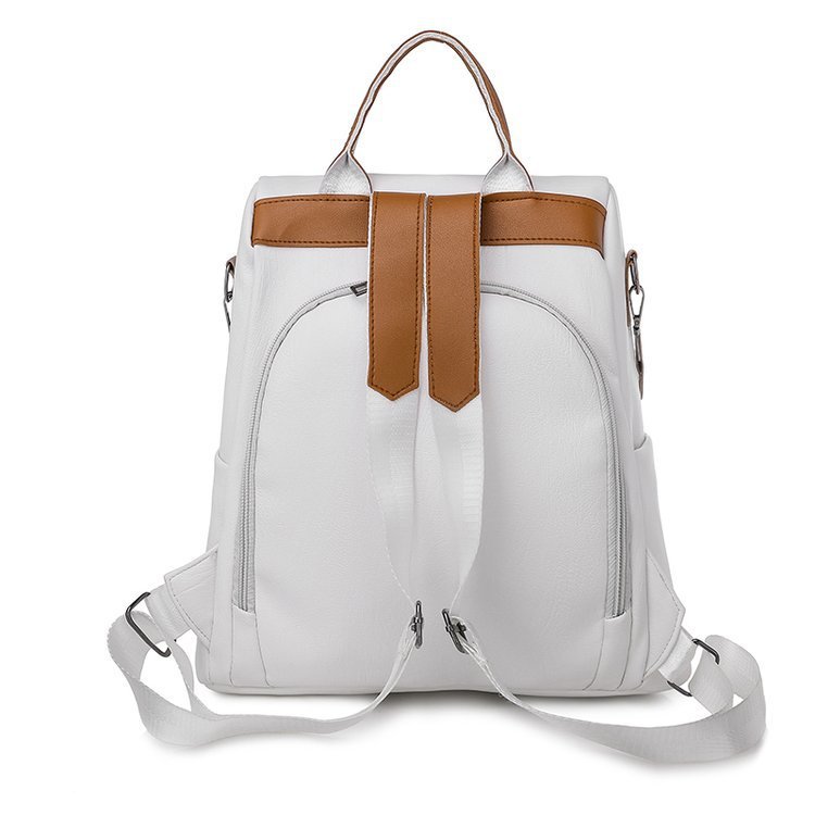 Sac à dos en cuir grande capacité pour femmes – Image 2