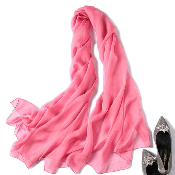 Foulard fin en soie pour femmes – Image 19