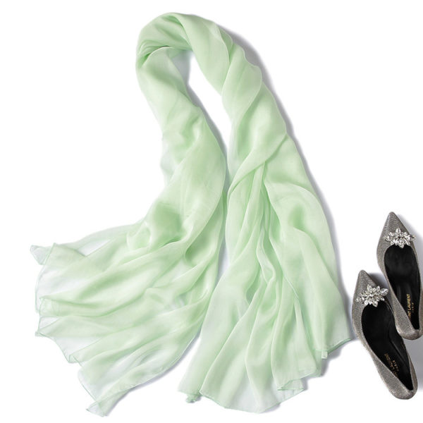 Foulard fin en soie pour femmes – Image 11