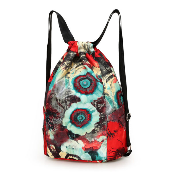 Sac à dos à cordon imperméable Oxford. Sac de voyage – Image 5