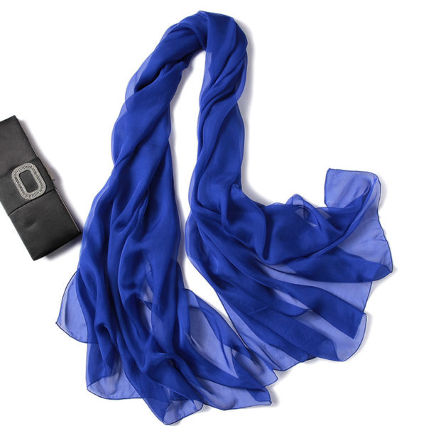 Foulard fin en soie pour femmes