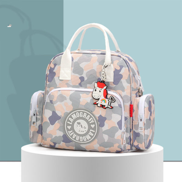 Sac à langer multifonctionnel grande capacité. Sac à couches pour maman et bébé – Image 8