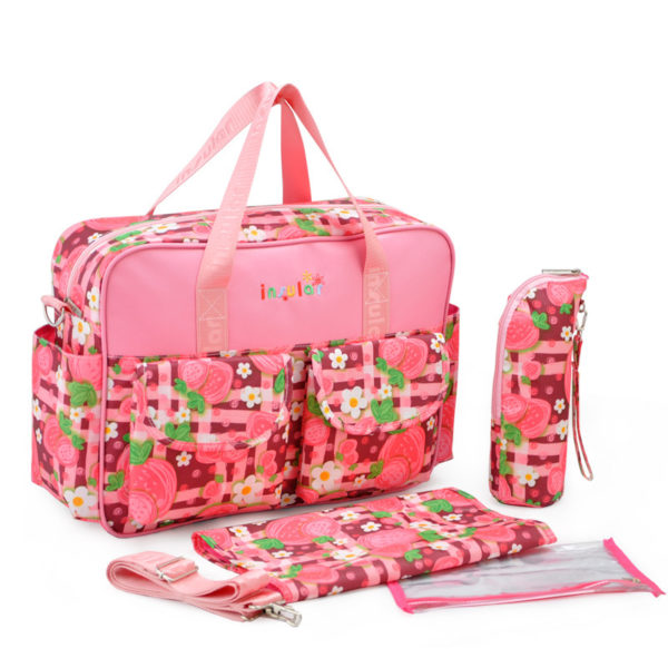 Sac à langer multifonctionnel grande capacité. Sac à couches pour maman et bébé – Image 9