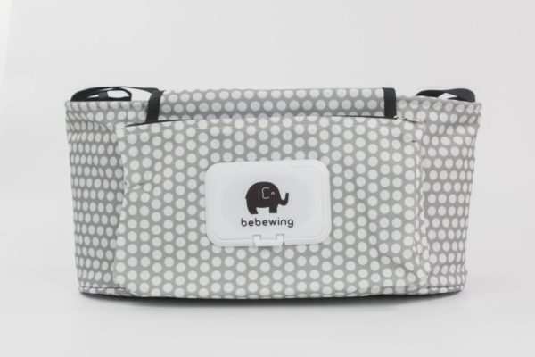 Sac à couches pour suspendre sur la poussette du bébé. Sac à langer multifonctionnel grande capacité pour maman-bébé – Image 8