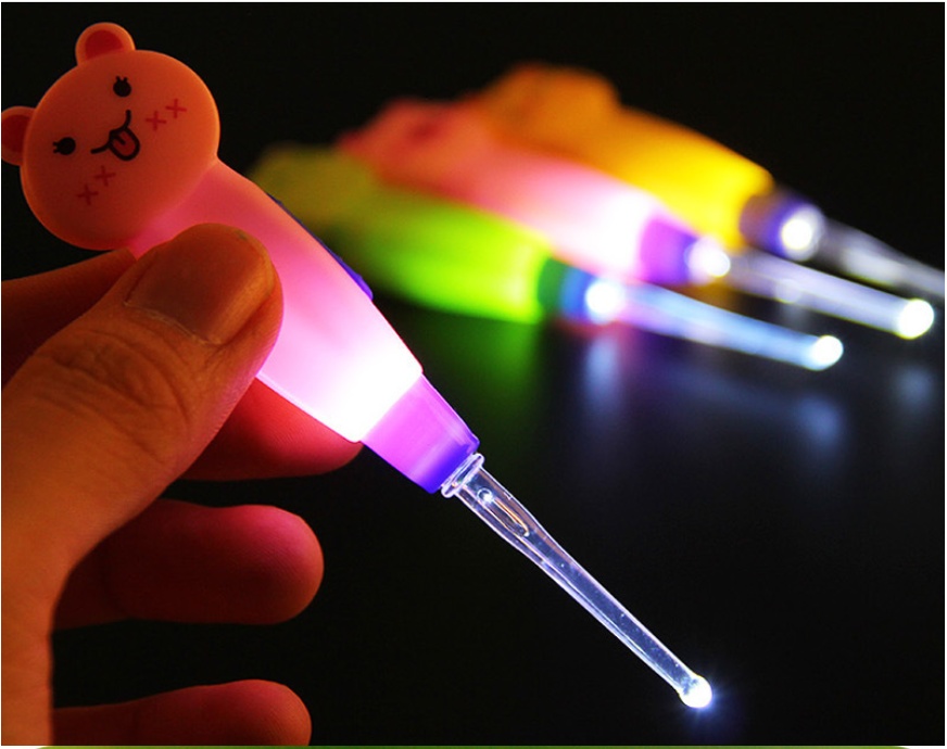 Nettoyeur d'oreilles lumineux pour enfants et adultes. Cuillère à cérumen propre – Image 3