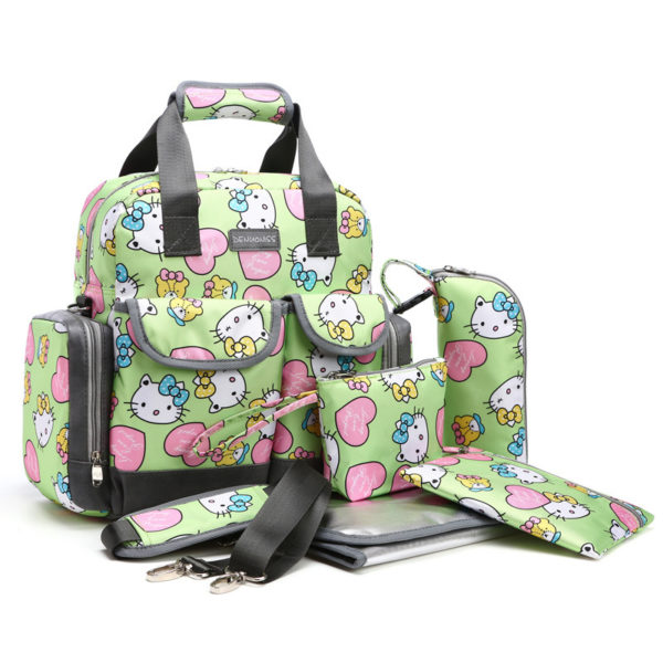 Sac à langer multifonctionnel grande capacité. Sac à couches pour maman et bébé – Image 4