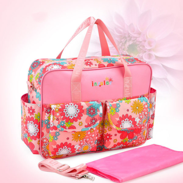 Sac à langer multifonctionnel grande capacité. Sac à couches pour maman et bébé – Image 3
