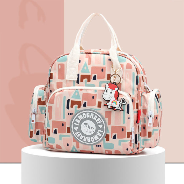Sac à langer multifonctionnel grande capacité. Sac à couches pour maman et bébé – Image 4