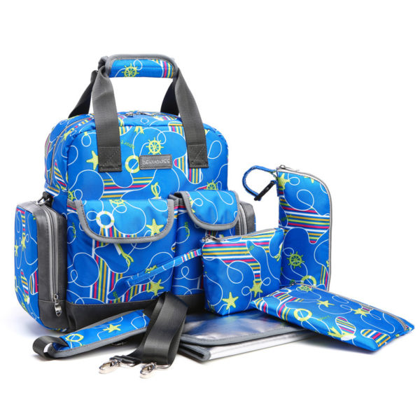 Sac à langer multifonctionnel grande capacité. Sac à couches pour maman et bébé – Image 5