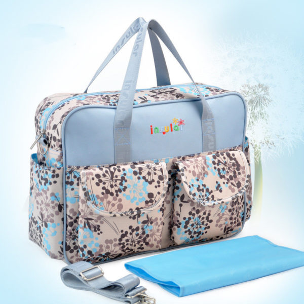 Sac à langer multifonctionnel grande capacité. Sac à couches pour maman et bébé – Image 4