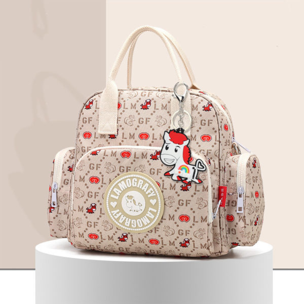 Sac à langer multifonctionnel grande capacité. Sac à couches pour maman et bébé – Image 3