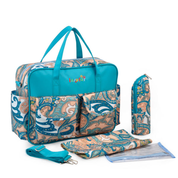 Sac à langer multifonctionnel grande capacité. Sac à couches pour maman et bébé – Image 7