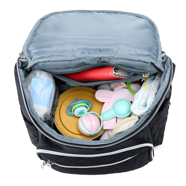 Sac à langer multifonctionnel grande capacité. Sac à couches. Sac à dos pour maman et bébé – Image 3
