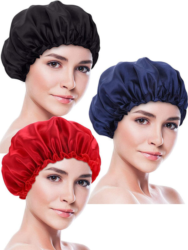 Bonnets de nuit en satin. Bonnets de sommeil en satin. Bonnets de couchage pour femmes