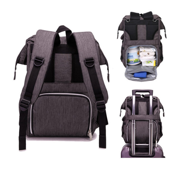 Sac à langer multifonctionnel grande capacité. Sac à couches pour maman et bébé – Image 3