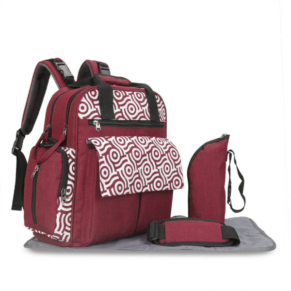 Sac à langer multifonctionnel grande capacité. Sac à couches pour maman et bébé – Image 3
