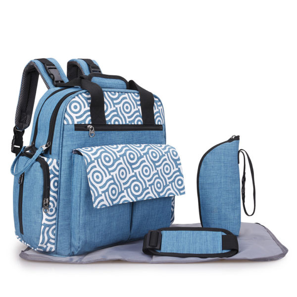 Sac à langer multifonctionnel grande capacité. Sac à couches pour maman et bébé – Image 2