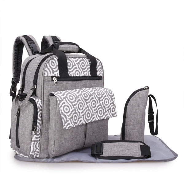 Sac à langer multifonctionnel grande capacité. Sac à couches pour maman et bébé – Image 5