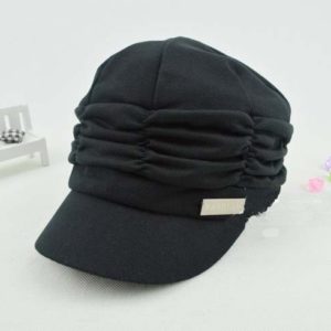 Béret plissé pour femmes