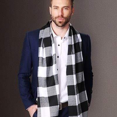 Longue écharpe en cachemire pour hommes – Image 6