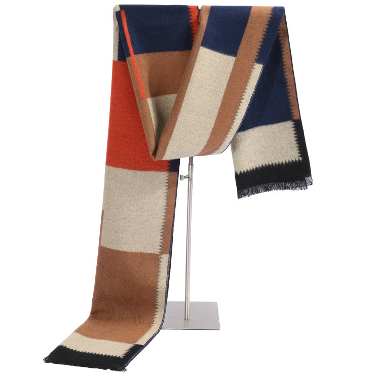 Echarpe chaude épaisseur supplémentaire pour hommes