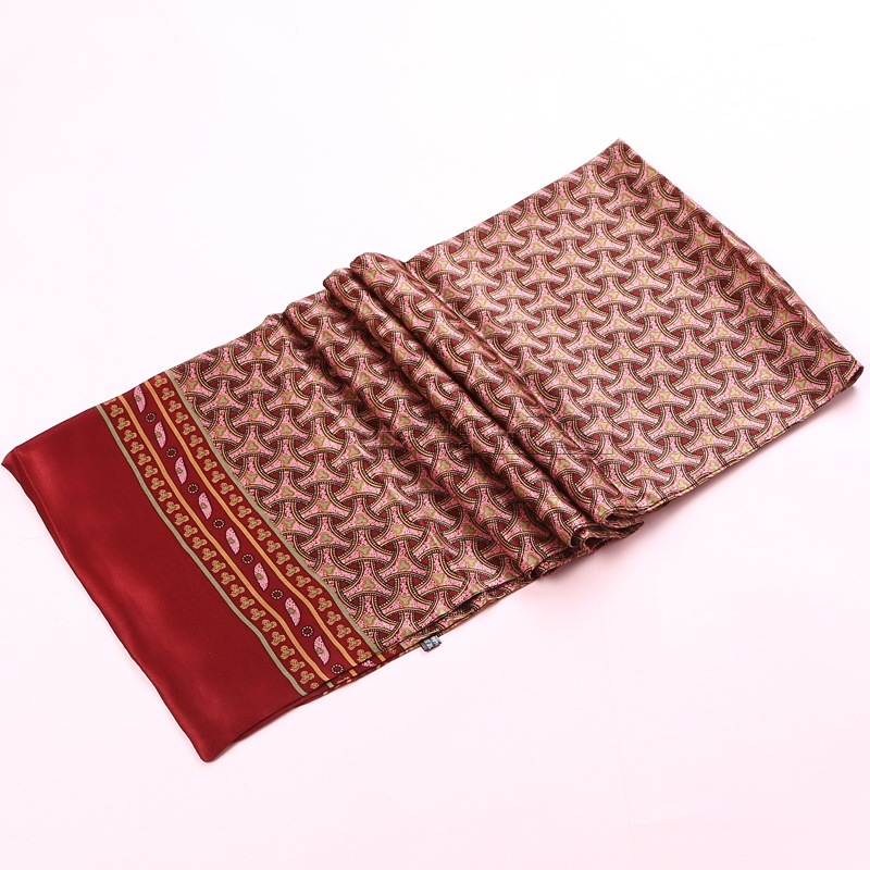 Echarpe élégante en satin pour hommes – Image 15