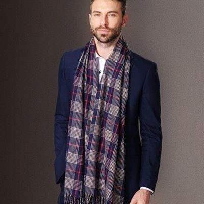 Longue écharpe en cachemire pour hommes – Image 5