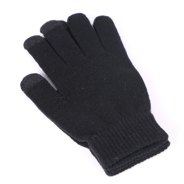 3 pièces. Ensemble de gants pour écran tactile, écharpe et chapeau chauds pour l'hiver – Image 9