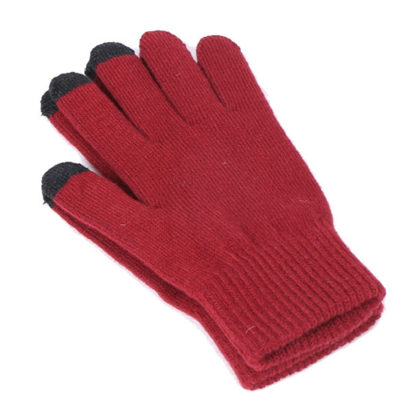 3 pièces. Ensemble de gants pour écran tactile, écharpe et chapeau chauds pour l'hiver – Image 10