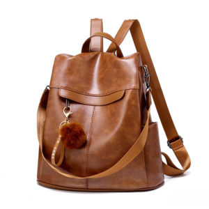 Sac à dos en cuir pour femmes