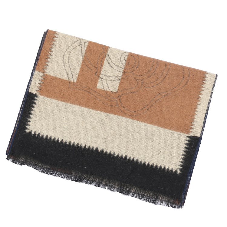 Echarpe chaude épaisseur supplémentaire pour hommes – Image 3