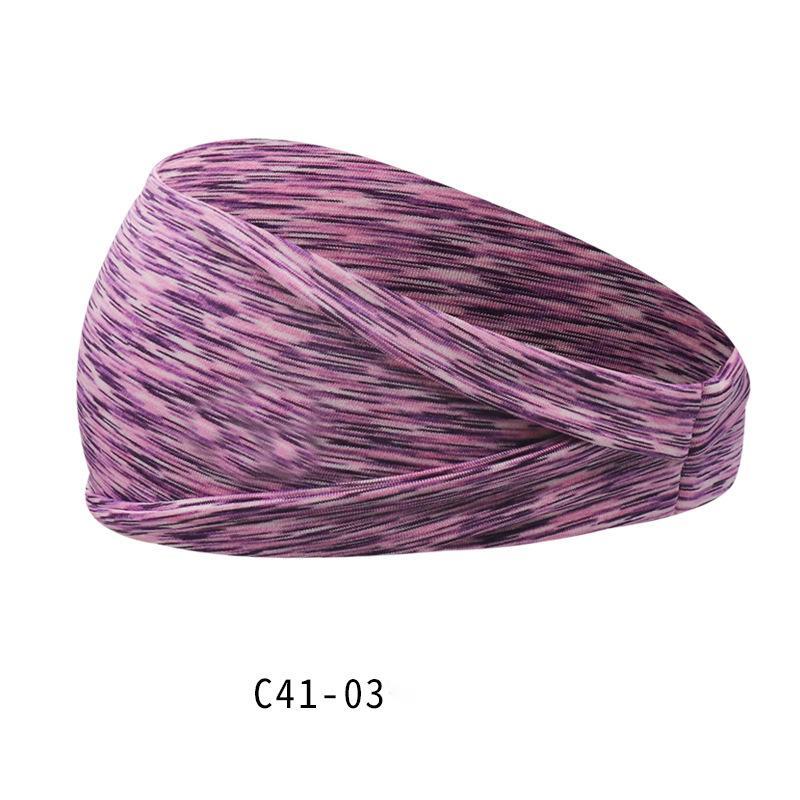 Bandeau absorbant la sueur couleur unie – Image 15