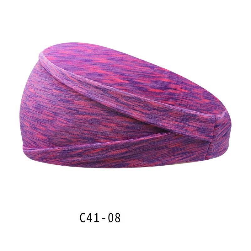 Bandeau absorbant la sueur couleur unie – Image 9
