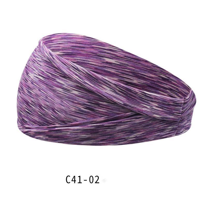 Bandeau absorbant la sueur couleur unie – Image 14